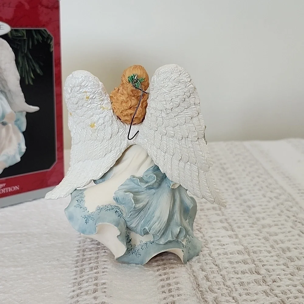 Hallmark keepsake big angel with wings ornament 'joyful messenger' anniversary
